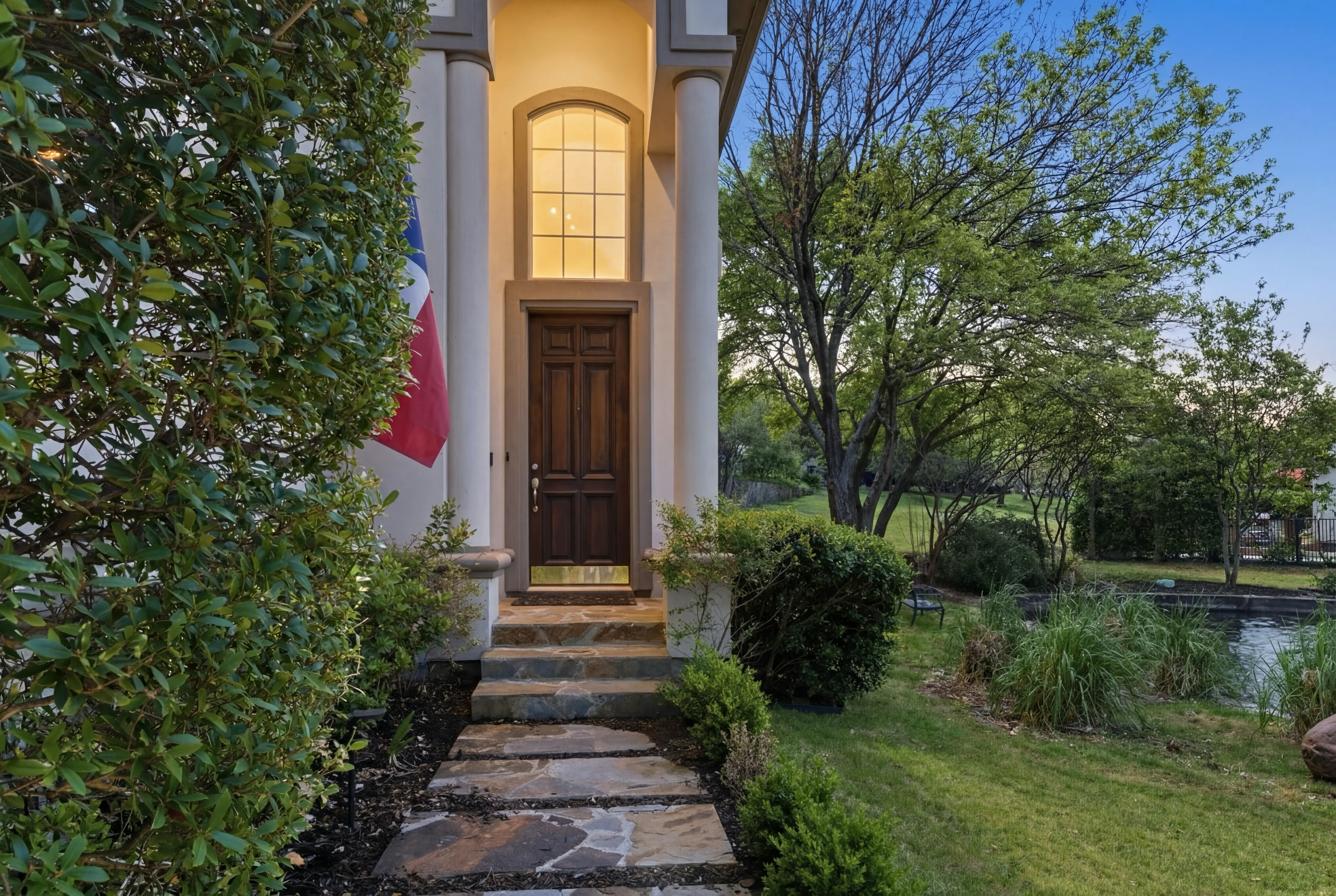 Front entrance door