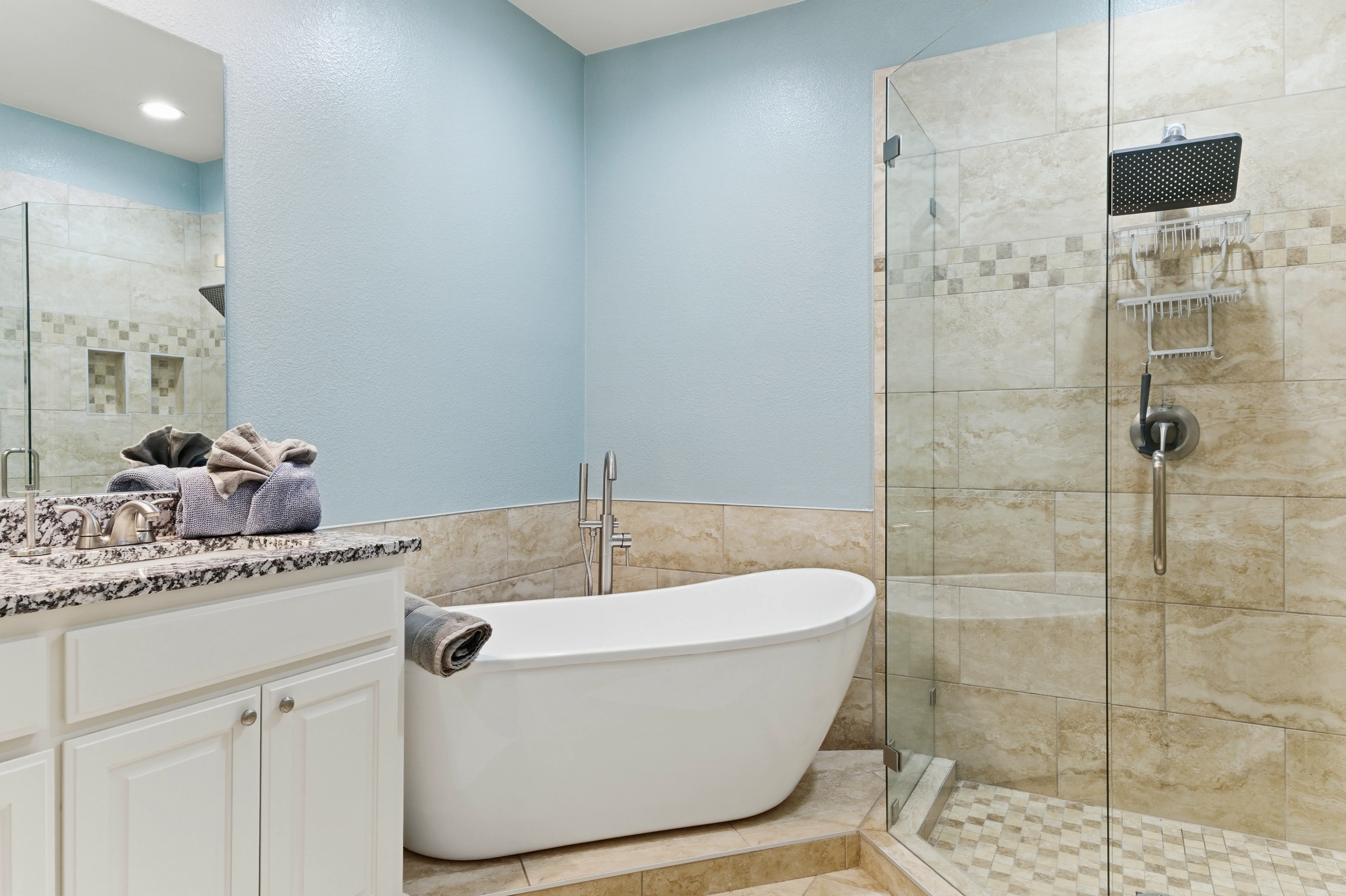 Remodeled primary bath