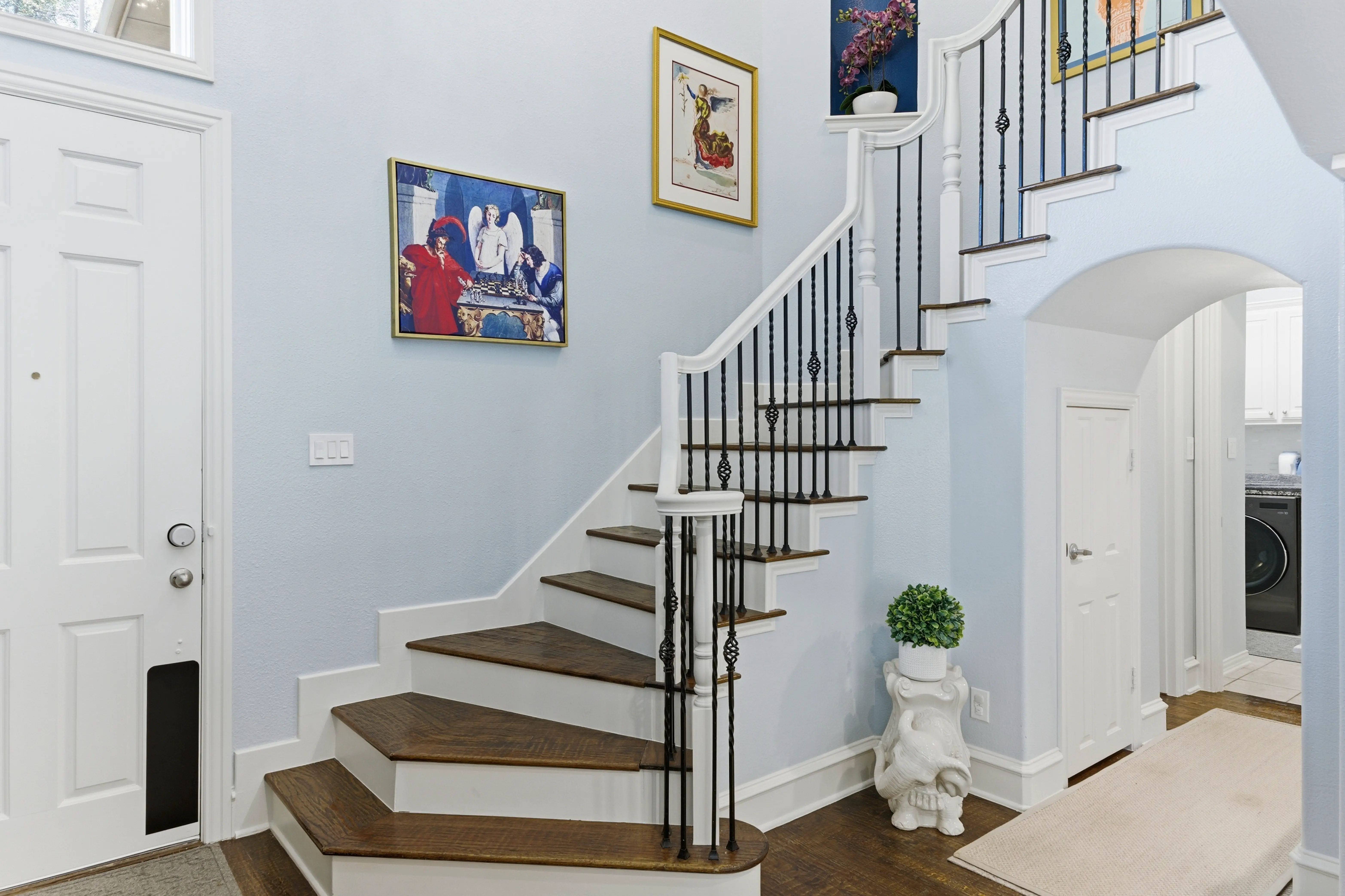 Staircase to the second floor